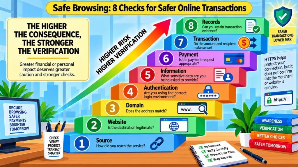 Safe Browsing -- 8 Checks for Safer Online Transactions