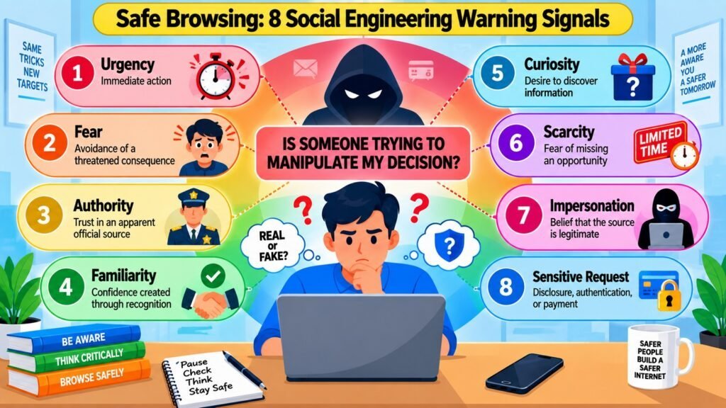 Safe Browsing 8 Social Engineering Warning Signals