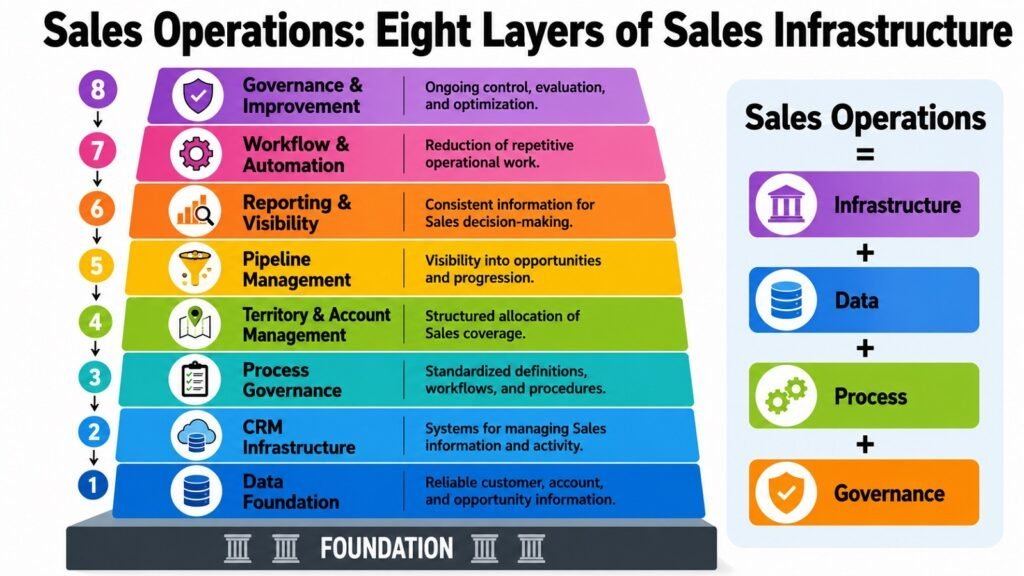 Sales Operations -- Eight Layers of Sales Infrastructure