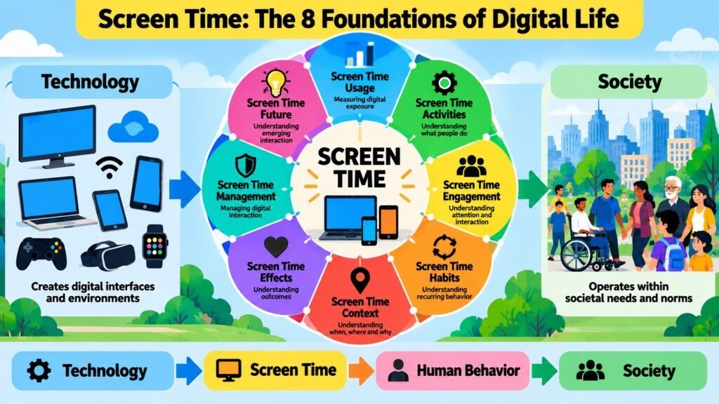 Screen Time -- The 8 Foundations of Digital Life