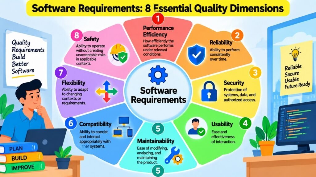 Software Requirements -- 8 Essential Quality Dimensions