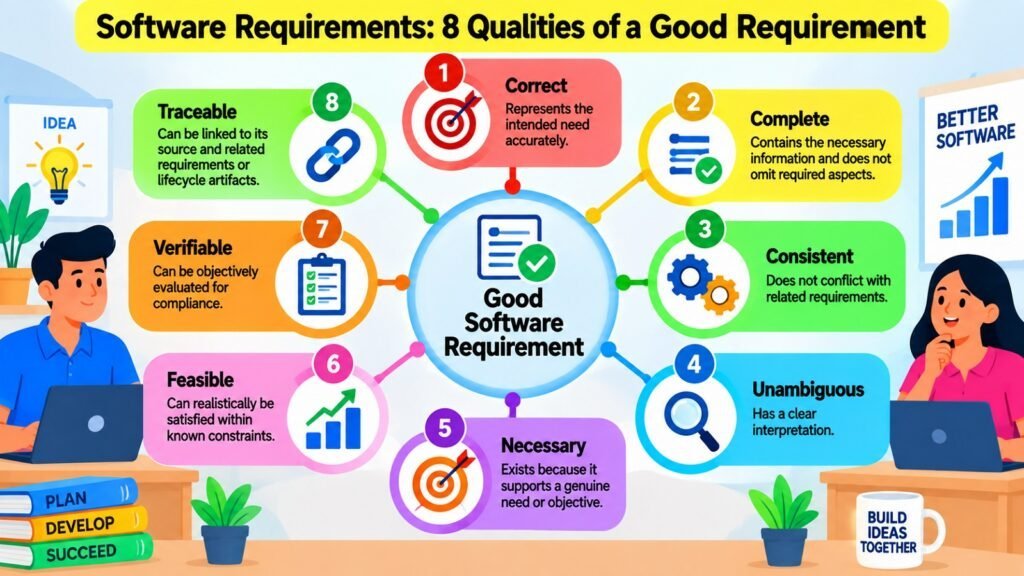 Software Requirements -- 8 Qualities of a Good Requirement
