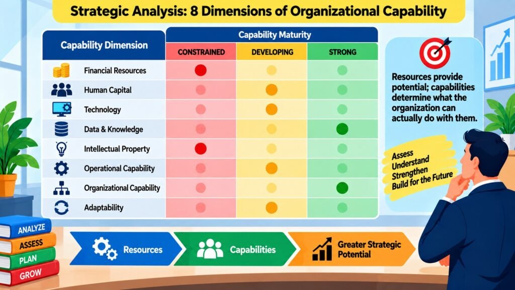 Strategic Analysis -- 8 Dimensions of Organizational Capability