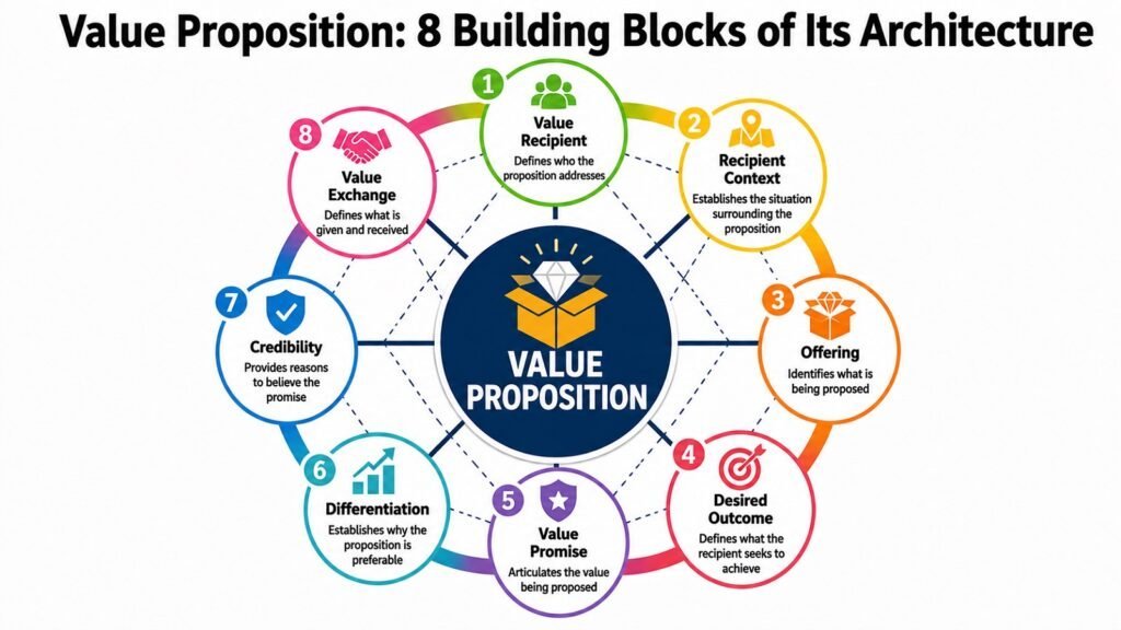 Value Proposition -- 8 Building Blocks of Its Architecture