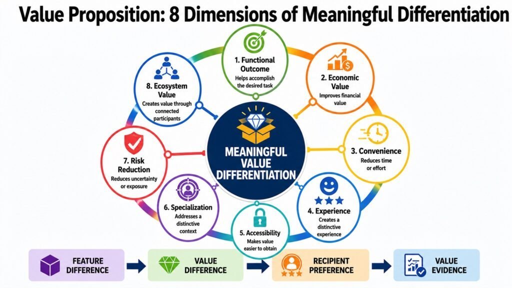 Value Proposition -- 8 Dimensions of Meaningful Differentiation