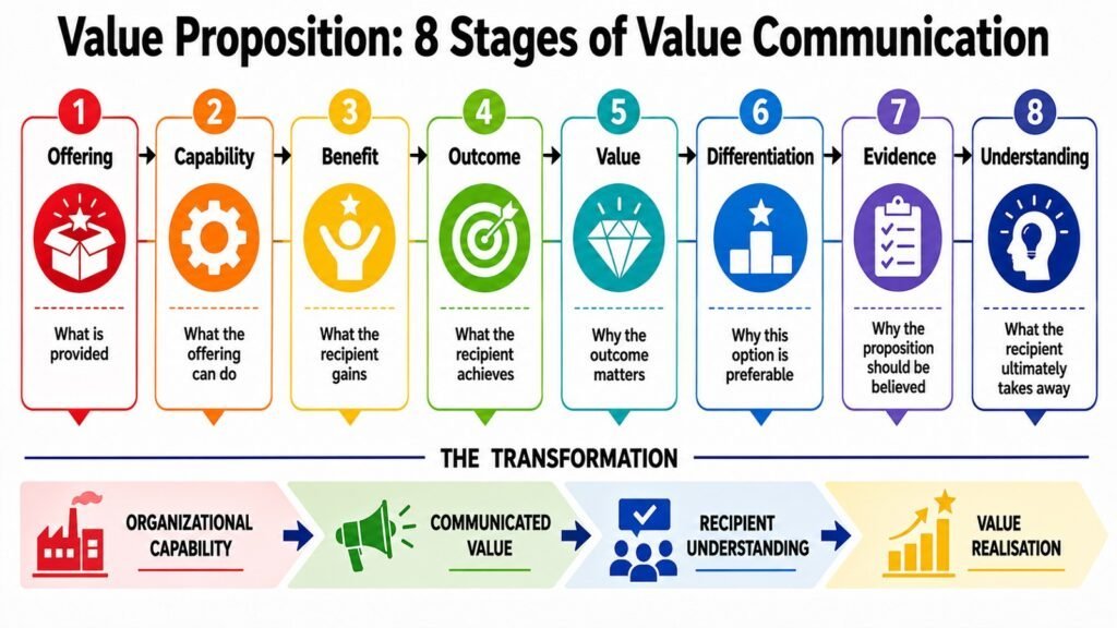 Value Proposition -- 8 Stages of Value Communication