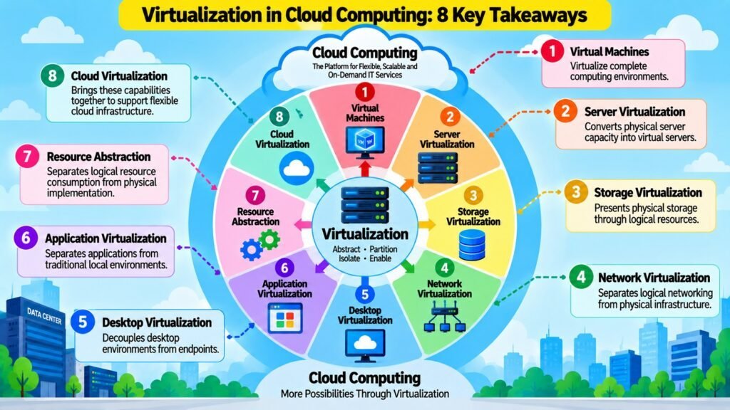 Virtualization in Cloud Computing -- 8 Key Takeaways