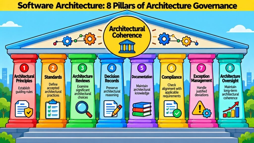 Software Architecture -- 8 Pillars of Architecture Governance